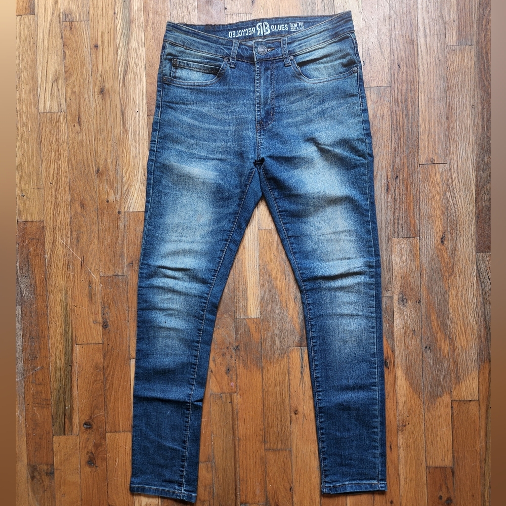 Recycled Blues W28 & L30 Skinny Jeans